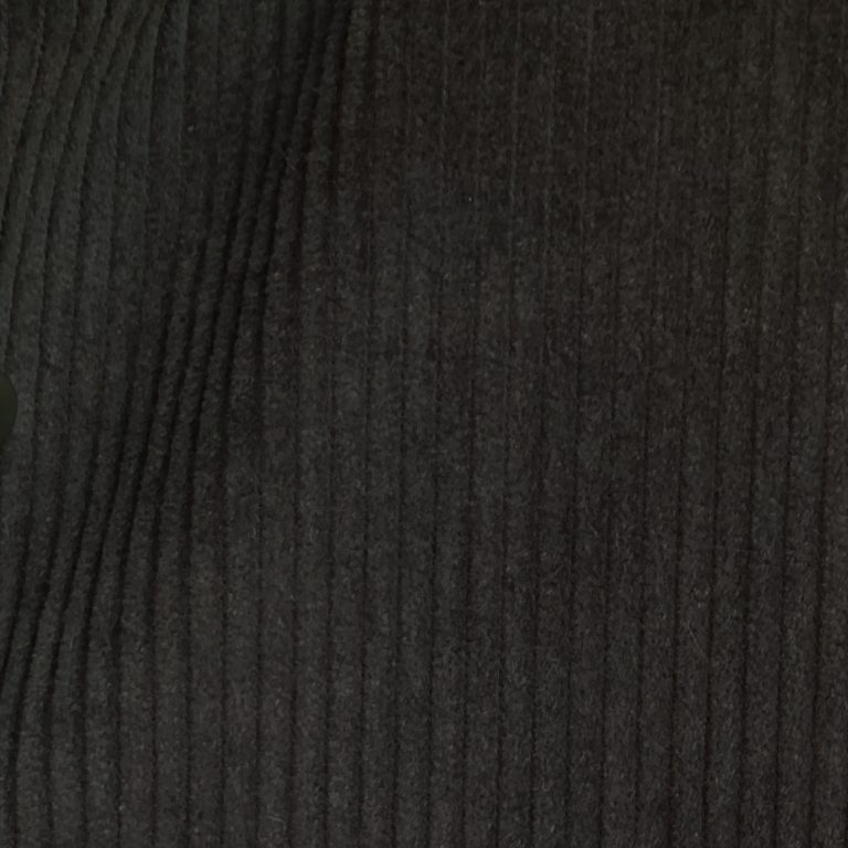 Velour noir 100% coton